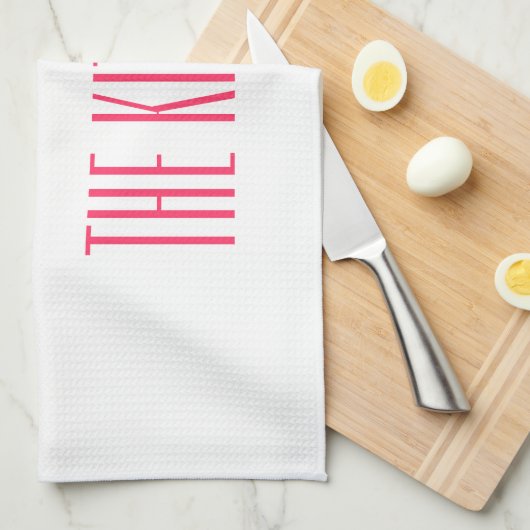 De keukenhanddoek heet en vers (Quarter Fold)