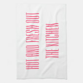 De keukenhanddoek heet en vers (Verticaal)