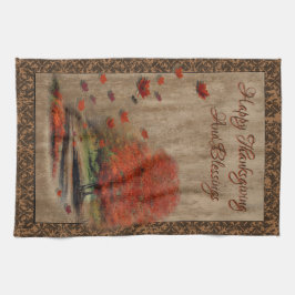 De keukenhanddoek uit het landschap