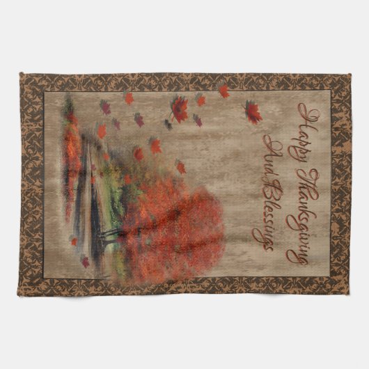 De keukenhanddoek uit het landschap (Horizontaal)