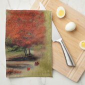 De keukenhanddoek uit het landschap (Quarter Fold)