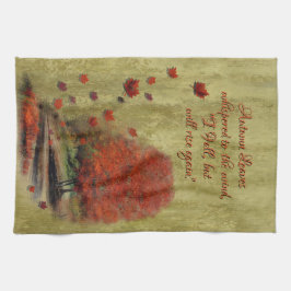 De keukenhanddoek uit het landschap