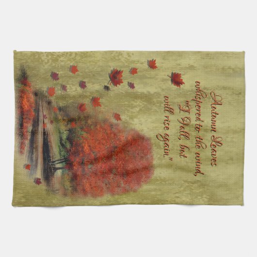 De keukenhanddoek uit het landschap (Horizontaal)