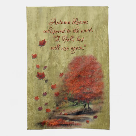 De keukenhanddoek uit het landschap (Verticaal)