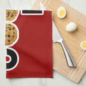 De keukenhanddoek van Cookie King Kitchen (Quarter Fold)