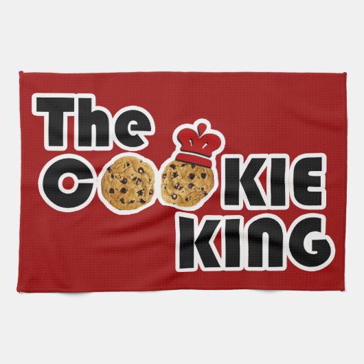 De keukenhanddoek van Cookie King Kitchen (Horizontaal)