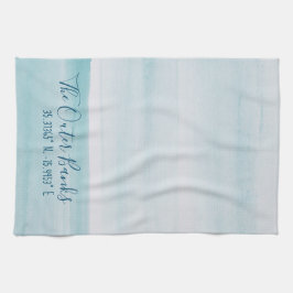 De keukenhanddoek van de buitenbanken