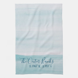 De keukenhanddoek van de buitenbanken