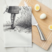 De keukenhanddoek van de hond (Quarter Fold)