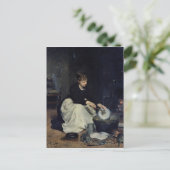 De keukenmachine was opgewassen briefkaart (Staand voorkant)