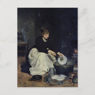 De keukenmachine was opgewassen briefkaart