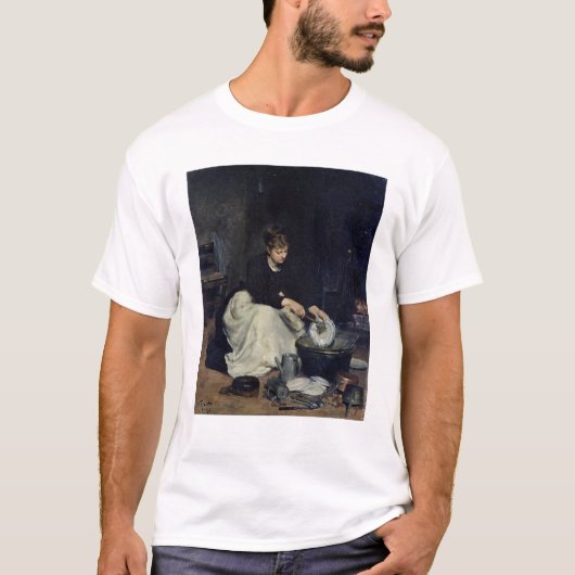 De keukenmachine was opgewassen t-shirt (Voorkant)
