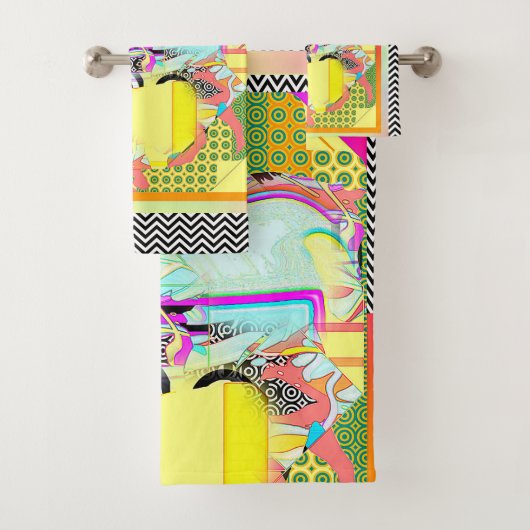 De keukenset van de paardenraster bad handdoek (Insitu)