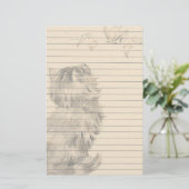 De Keuten die de vogels bekijken Briefpapier (Staand voorkant)