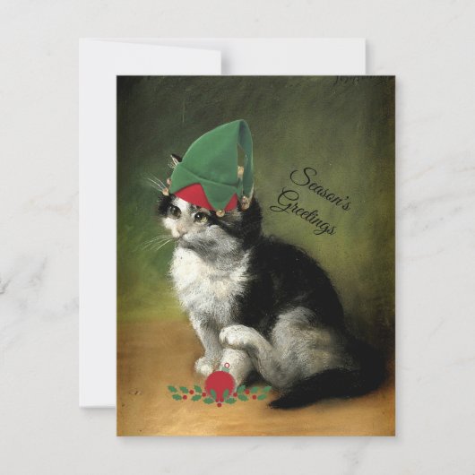 De Keuten, Oude Kerstfeestdag Feestdagenkaart (Voorkant)