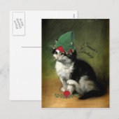 De Keuten, Oude Kerstmis Feestdagenkaart (Voorkant / Achterkant)