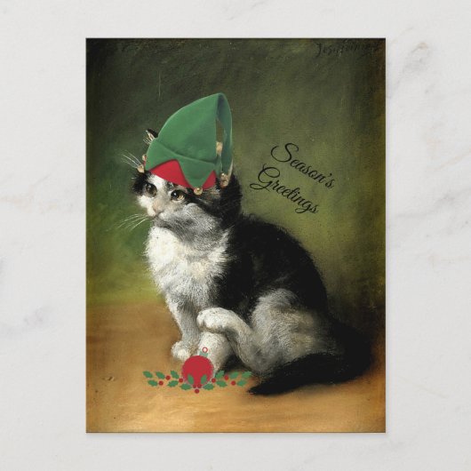 De Keuten, Oude Kerstmis Feestdagenkaart (Voorkant)