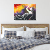 De keuze canvas afdruk (Insitu (Slaapkamer))