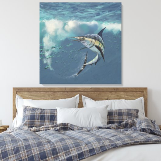 De keuze canvas afdruk (Insitu (Slaapkamer))