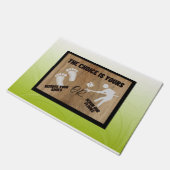 De keuze is aan jou. deurmat (Schuin)