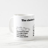 de keuze is duidelijk koffiemok (Voorkant links)