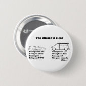 de keuze is duidelijk ronde button 5,7 cm (Voorkant /achterkant)
