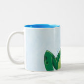 De keuze tweekleurige koffiemok (Links)