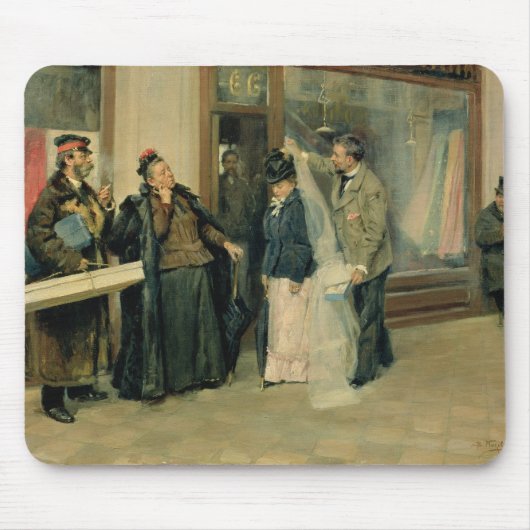 De keuze van huwelijkspresentaties, 1897-1998 muismat (Voorkant)