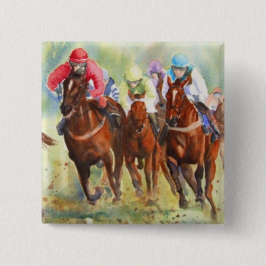 De keuze vierkante button 5,1 cm (Voorkant)