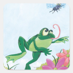 De keuze vierkante sticker