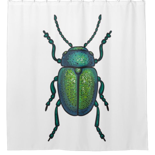 De kever douchegordijn (Voorkant)