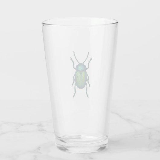 De kever glas (Achterkant)