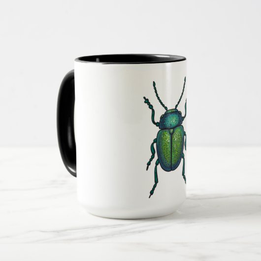 De kever mok (Voorkant links)