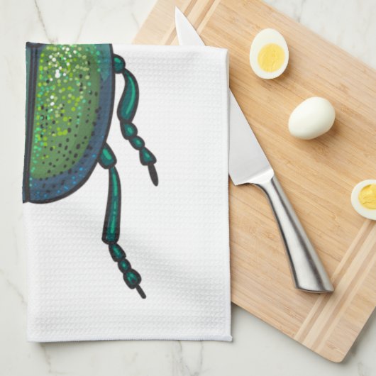 De kever theedoek (Quarter Fold)