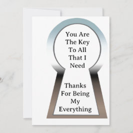 De Key Verjaardagskaart Feestdagenkaart