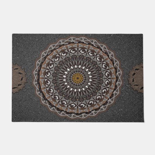 De Khaki Crocodilus Porosus Deurmat (Voorkant)