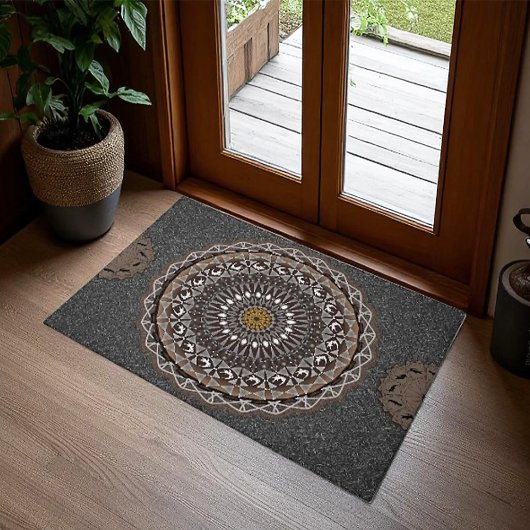 De Khaki Crocodilus Porosus Deurmat