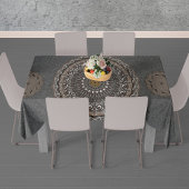 De khaki crocodylus porosus mandala douche curtai tafelkleed