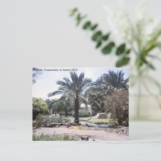 De kibboets in Israël Briefkaart (Staand voorkant)