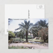 De kibboets in Israël Briefkaart (Voorkant / Achterkant)