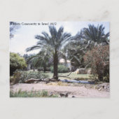 De kibboets in Israël Briefkaart (Voorkant)