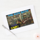 DE KICKBACK KUSH RECHTHOEKIGE STICKER (Envelop)