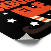 De Kickboksel Elf Kerst Pyjama - Kickboksen C Poster (Hoek)