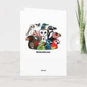 De kiel-gefactureerde Kerstman van de Toekan Feestdagen Kaart (Achterkant)