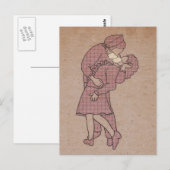 De kiemvrije kus briefkaart (Voorkant / Achterkant)
