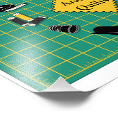 De Kiep Tijd past het Etiket aan Foto Afdruk (Hoek)