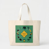 De Kiep Tijd past het Etiket aan Grote Tote Bag (Voorkant)
