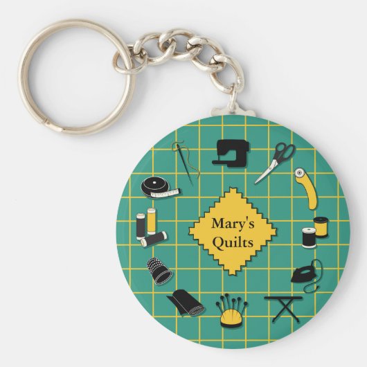 De Kiep Tijd past het Etiket aan Sleutelhanger (Voorkant)