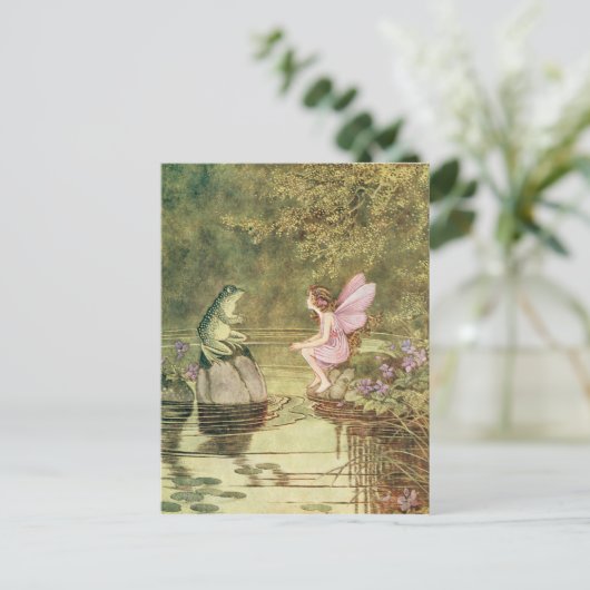 De kikker en de airy briefkaart (Staand voorkant)