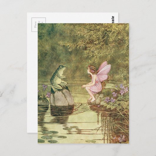 De kikker en de airy briefkaart (Voorkant / Achterkant)